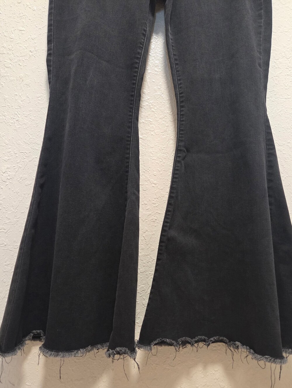 Zenana High-Waist Black Flared Jeans - Women's Stretch Denim - Picture 3 of 6